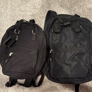 Wild Fable Matching Large AND Mini Black Backpacks